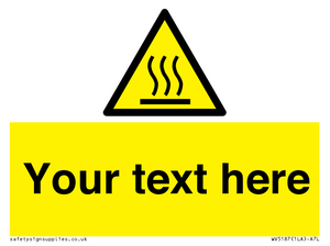 Custom Hot Surface Sign